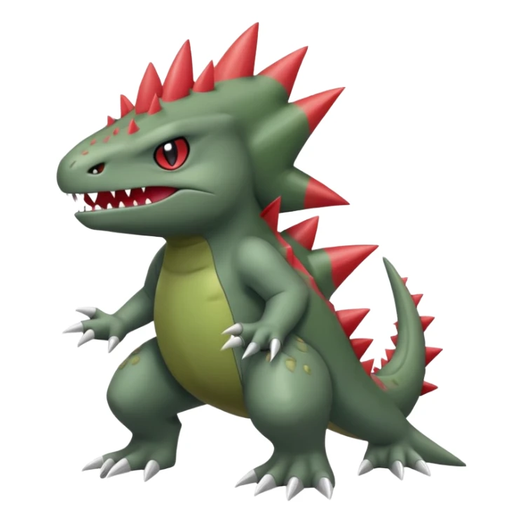 Larvitar-Axew-hybrid-Fakémon-creature (full body) sticker