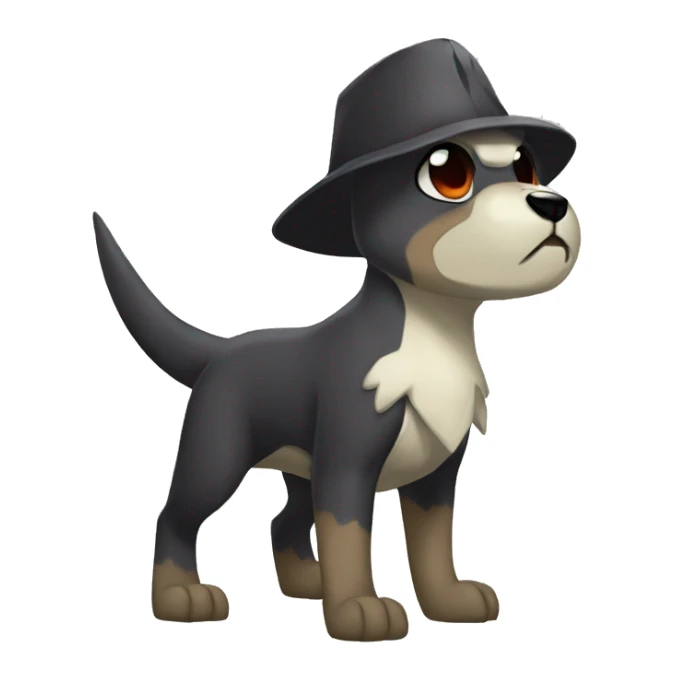  Cool Edgy Houndour-Cubone-Duskull-Fakémon  sticker