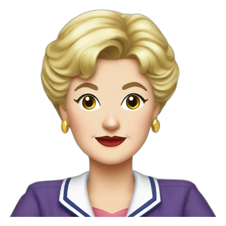 Jessica fletcher as sailor moon sticker
