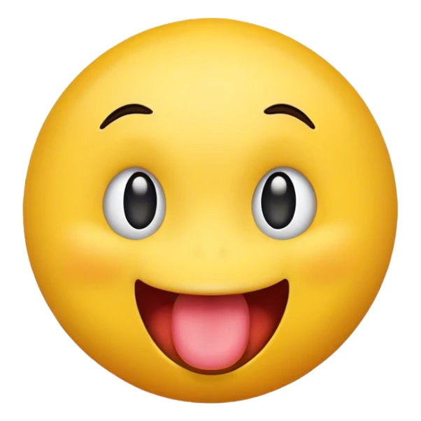 Emoji qui tire la langue  sticker