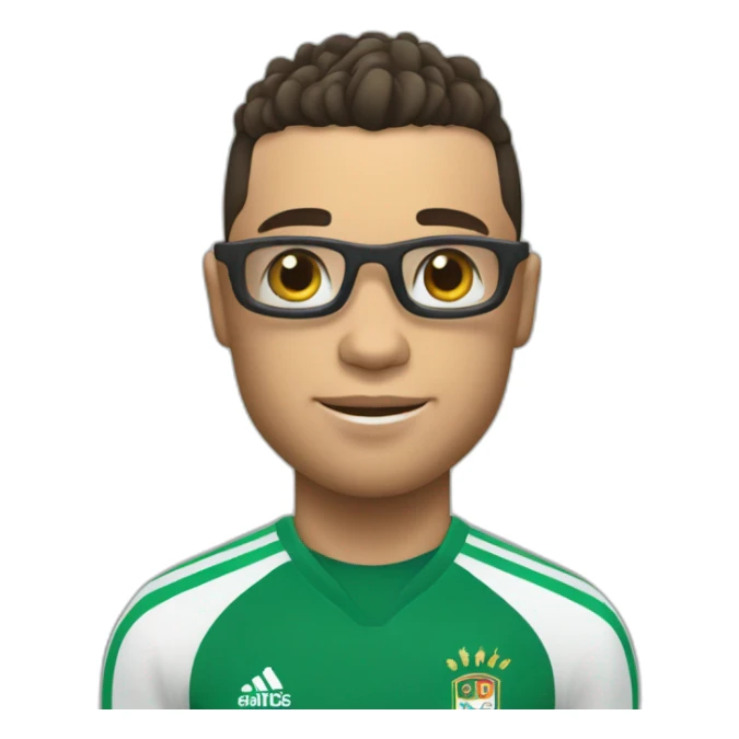 Ronaldo qui gagne la coupe du monde sticker