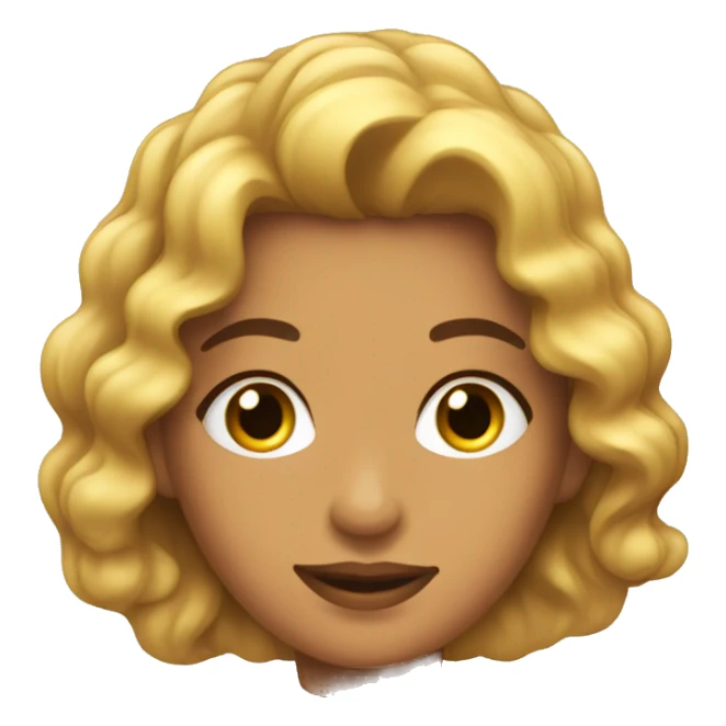 Una chica con anteojos  y cabello ondulado sticker