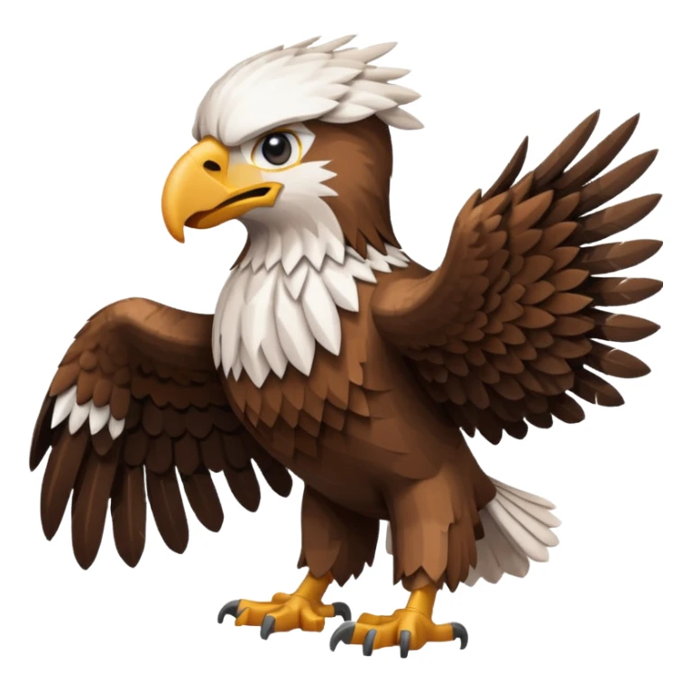 make me an minecraft guy emoji make it like an eagle sticker