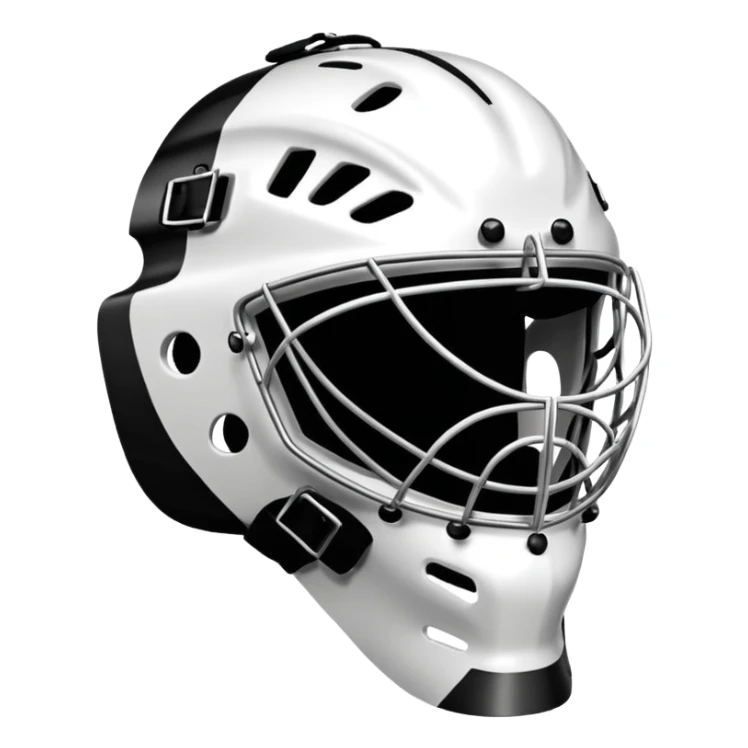 Masque de gardien de hockey sticker