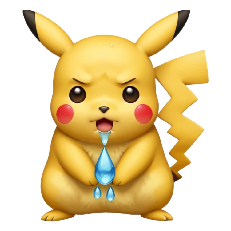 pikachu qui pleure sticker