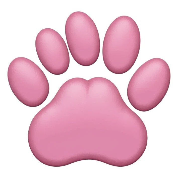Quero emoji de patinha (cat paw) sticker