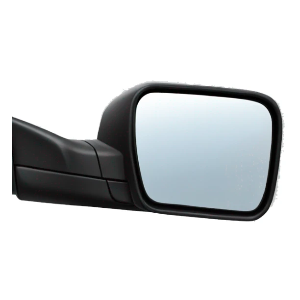 Rear mirror of the car sticker