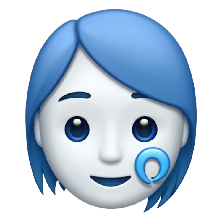 Ein einfacher Lineal beidseitig abgerundet
Ein sanfter Farbverlauf von dunkelblau über hellblau bis hin zu weiß sticker