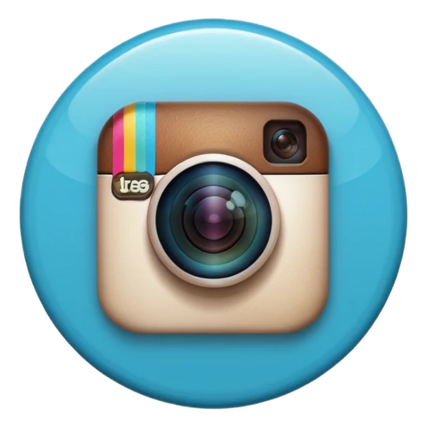 Generate a Instagram blue verified badge emoji exactly the same sticker