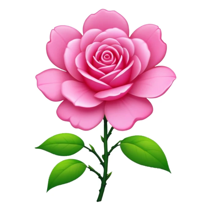 Fleur de Sakura rose en néon pas rempli sticker