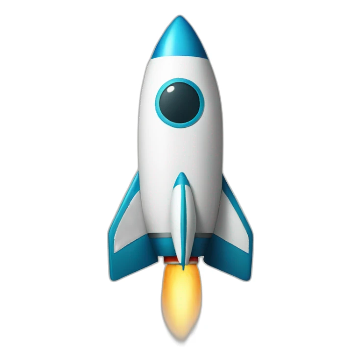 rocket with the letters "SHS" on the outside sticker