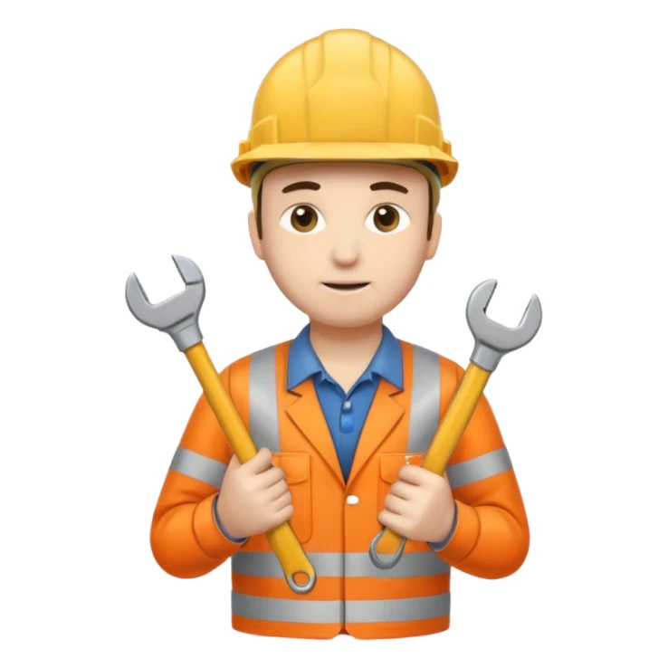 Un ingeniero cuerpo completo hasta los pies  sticker