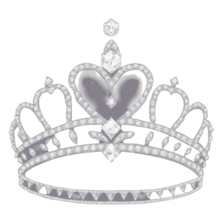 Dainty diamond princess tiara  ￼ sticker