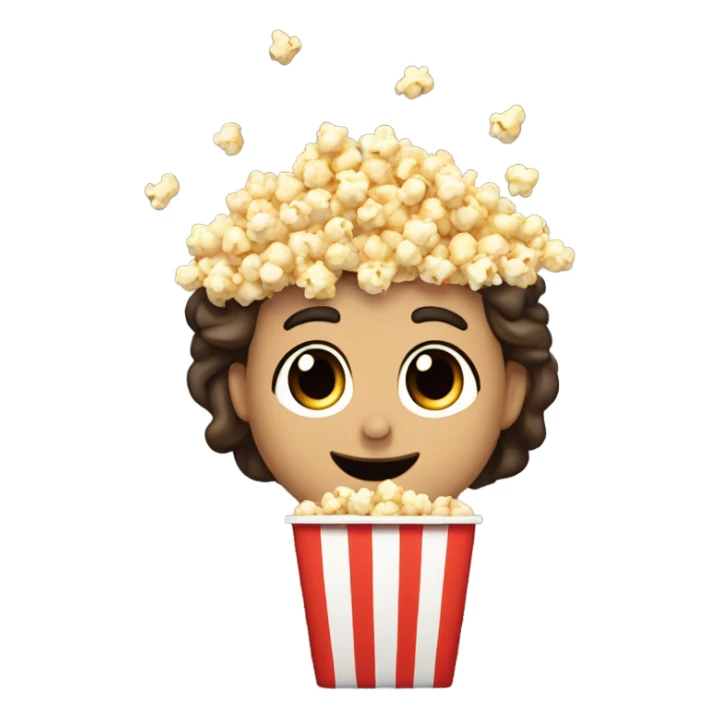 Andrea quemando el popcorn en el microondas sticker