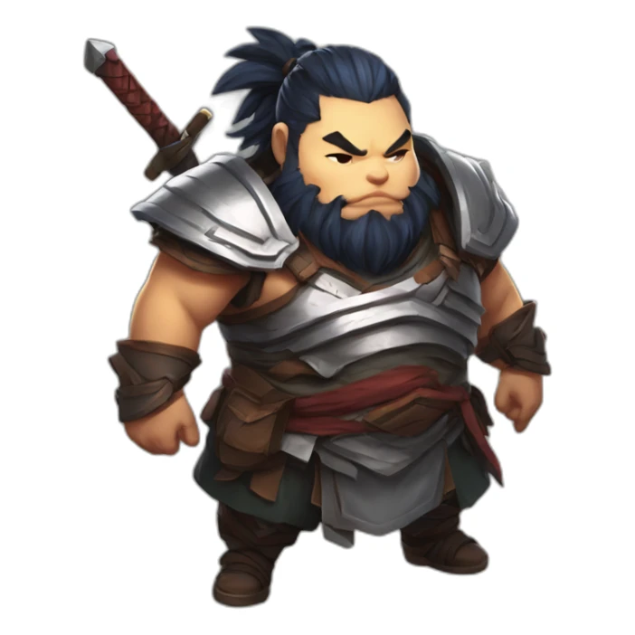 chubby yasuo league of legends sticker