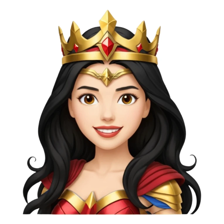 Scarlett Johansson as a wonder woman sticker