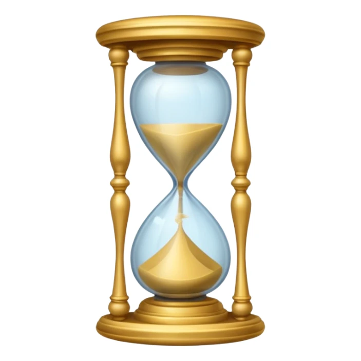 fancy ornate disney french hourglass sticker