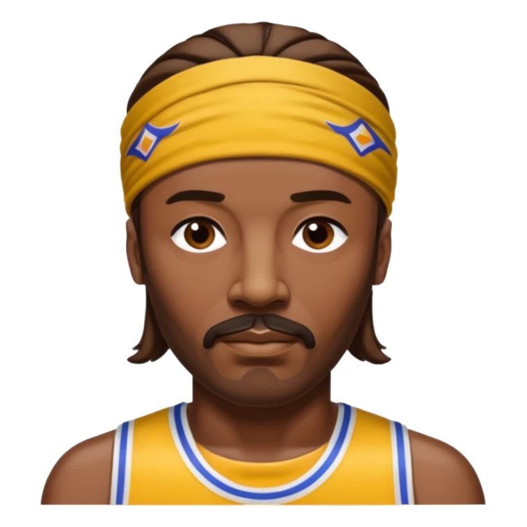 Wilt Chamberlain wear headband sticker