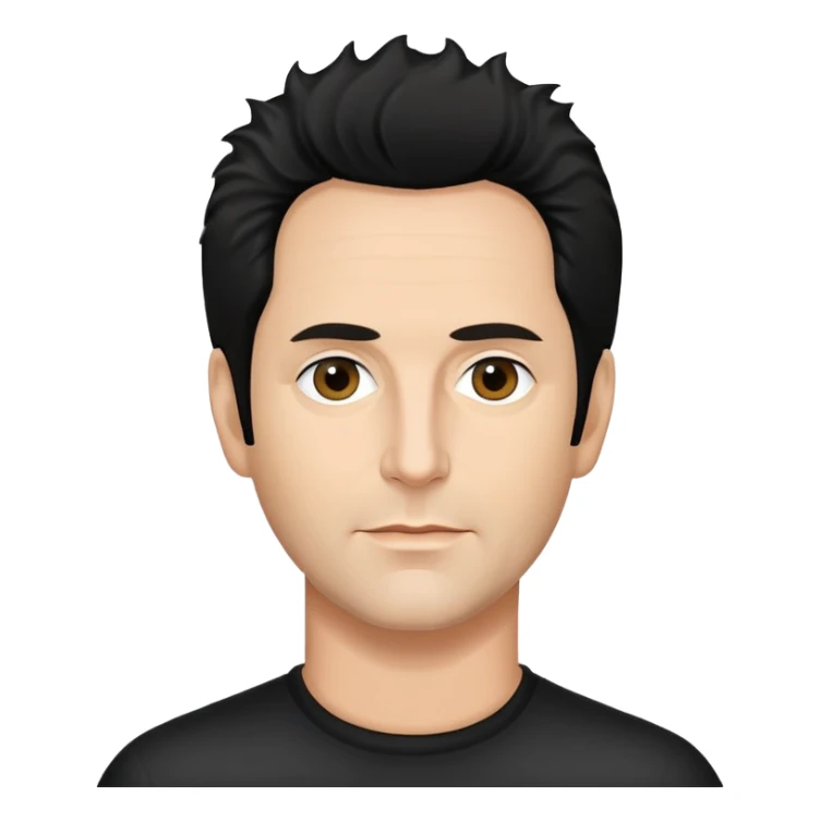 lindsey buckingham black hair sticker