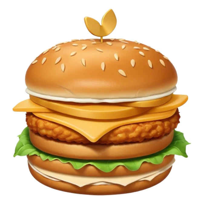 Chick fil a chicken sandwich  sticker
