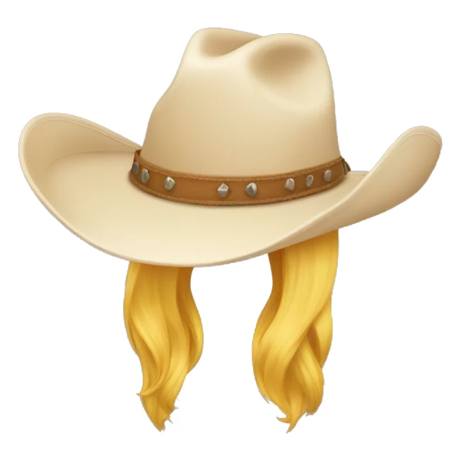 Coastal cowgirl hat sticker
