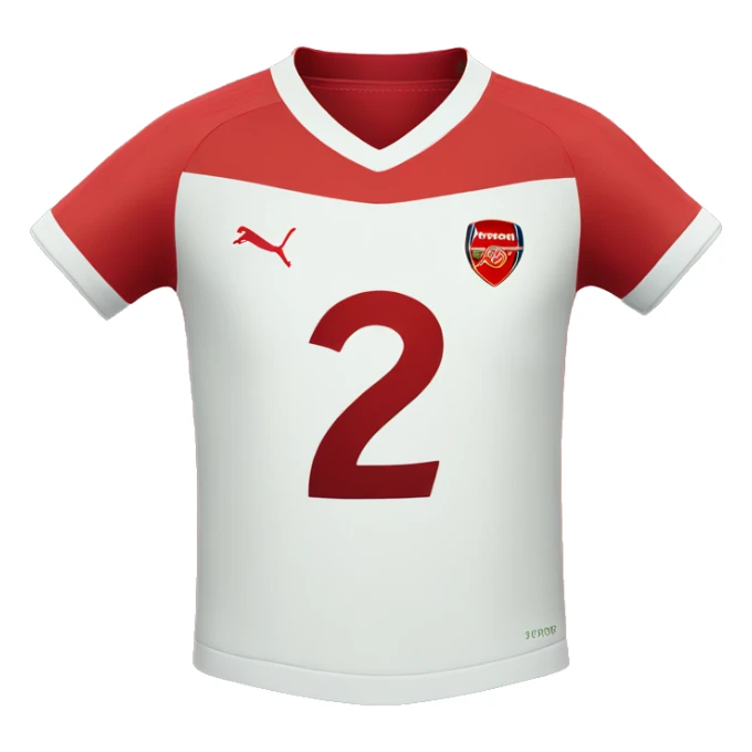 Arsenal FC Jersey sticker