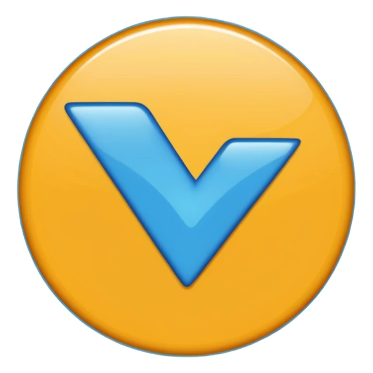 Create me an emoji that looks similar to the Facebook blue verification batch it's for my research sticker
