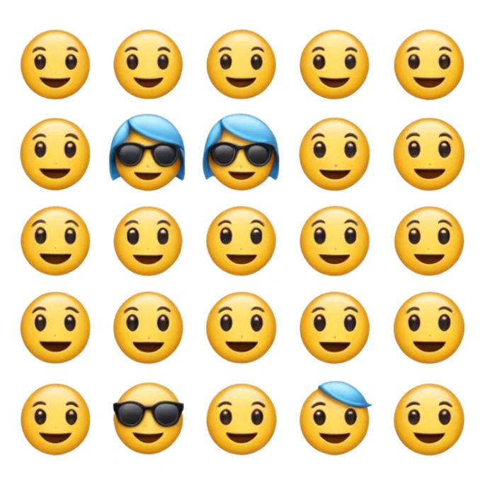 Emoji para organización de eventos sticker