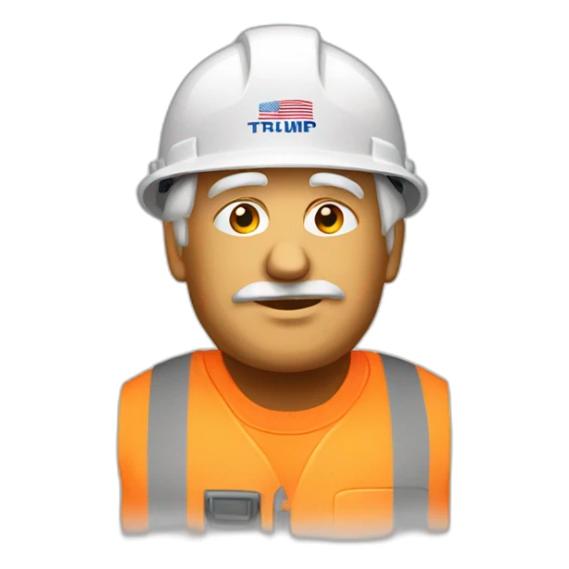 Trump en chantier sticker
