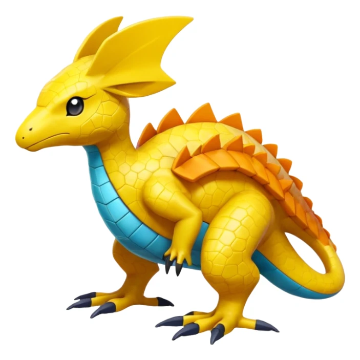 Heliolisk-Helioptile-Cyclizar-Pokémon, full body sticker