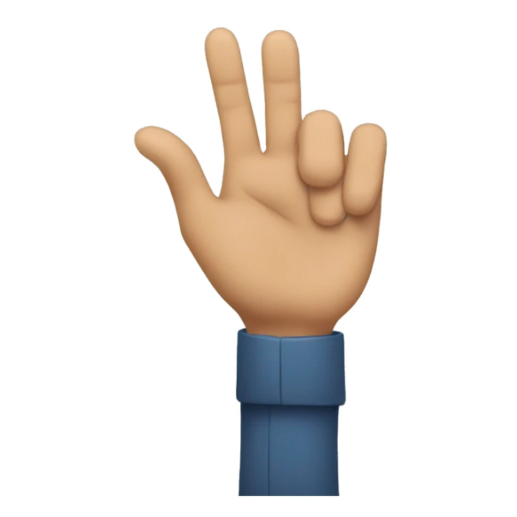 A man who is showing his fingers towards the top sticker