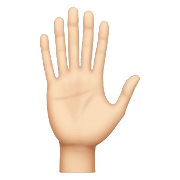 woman hand X sticker