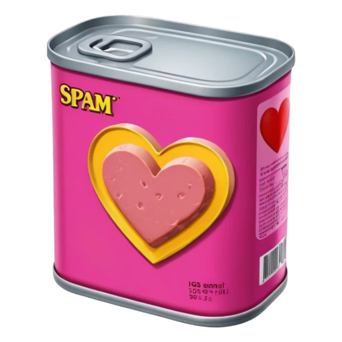 SPAM canned meat HEART emoji sticker