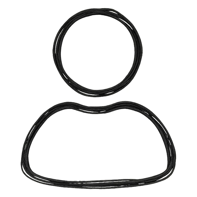 a person in hand-drawn black outline style sticker