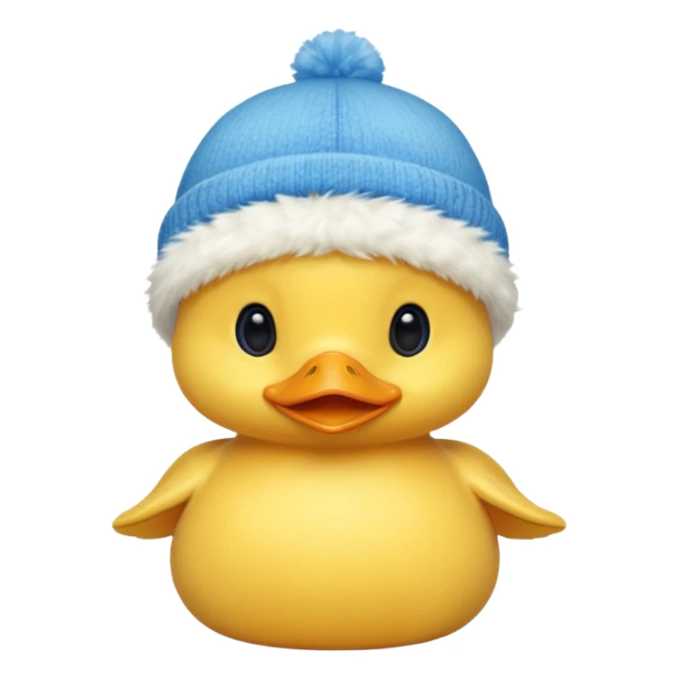 blue hats, baby duck sticker