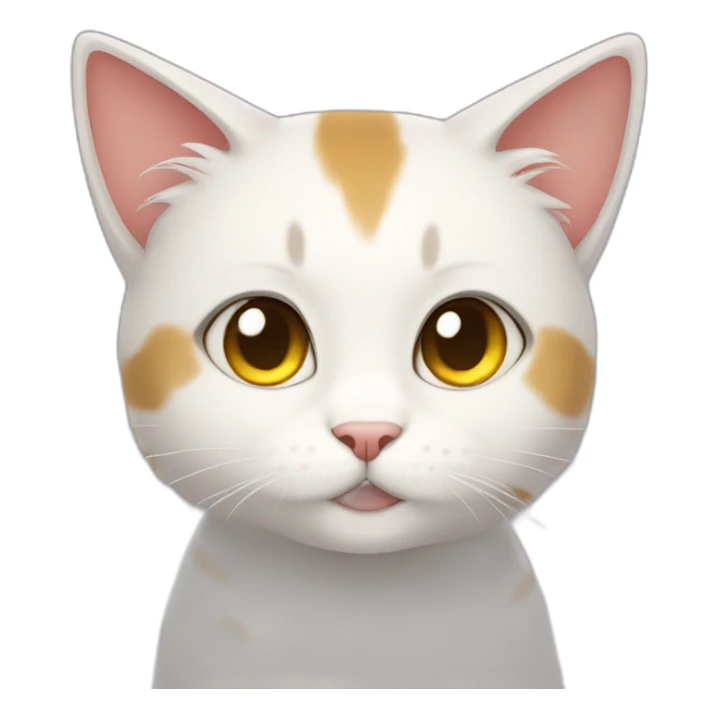 Anime teen cat  sticker