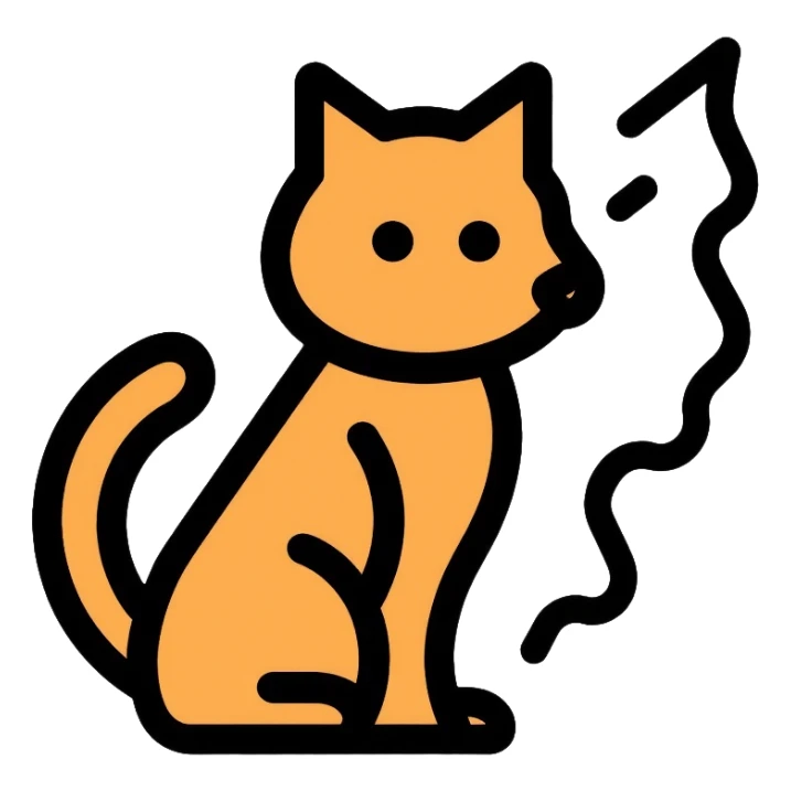 cat attack sticker