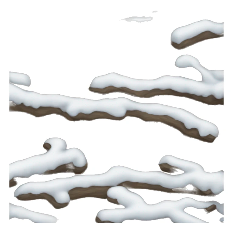 snowy wood sticker