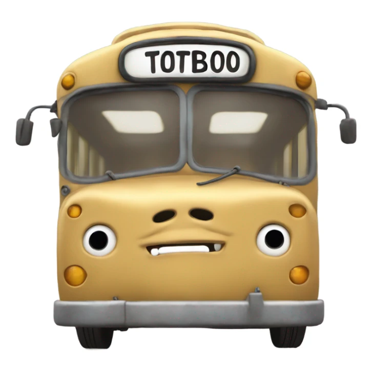 cat bus character from the movie “my neighbour totoro” sticker