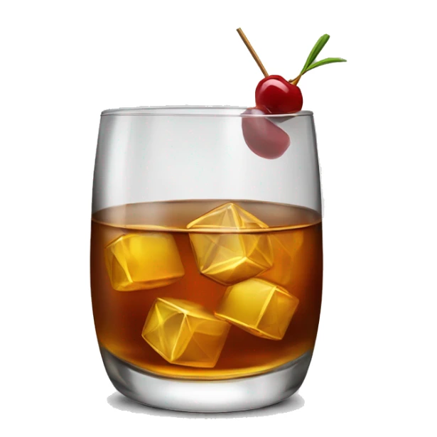 whiskey cocktail sticker