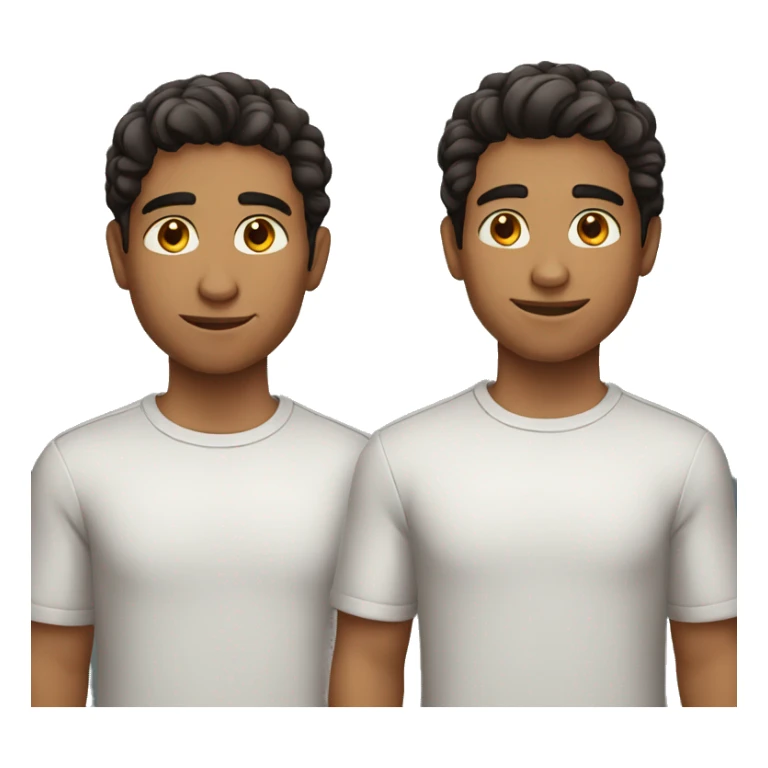 Spanish Twin brothers young adults sticker