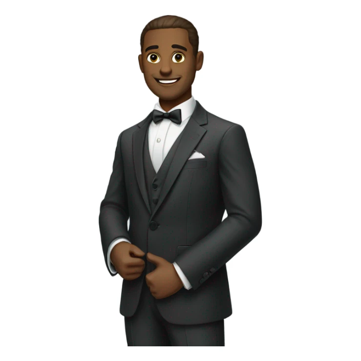 a man in a really luxurious hotel  sticker