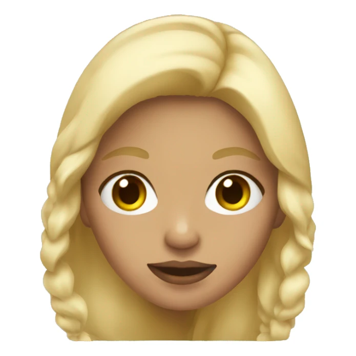 blonde alaska Girl  sticker