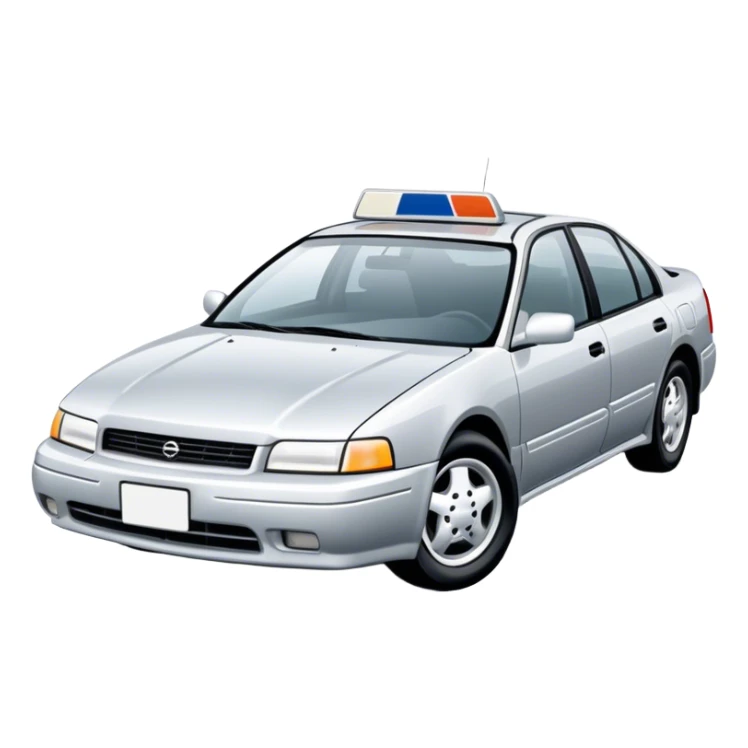 A 1996 Nissan Maxima with Colorado license plates. sticker