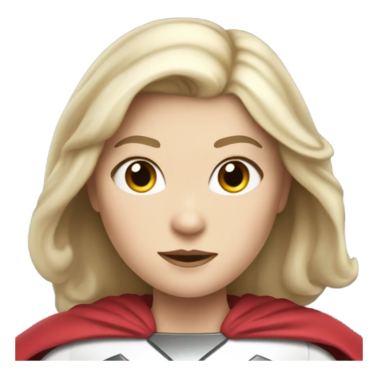 pale skin superwoman sticker