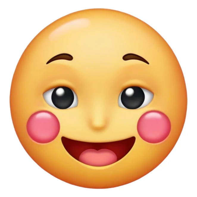 Emoji who is blushing so much it's dizzy sticker