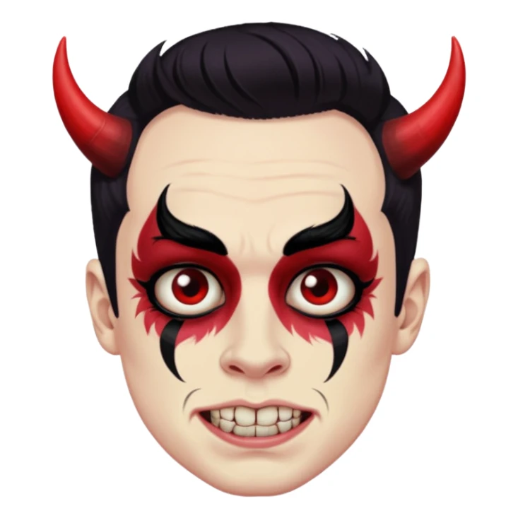 brendon urie demon from emperors new clothes sticker