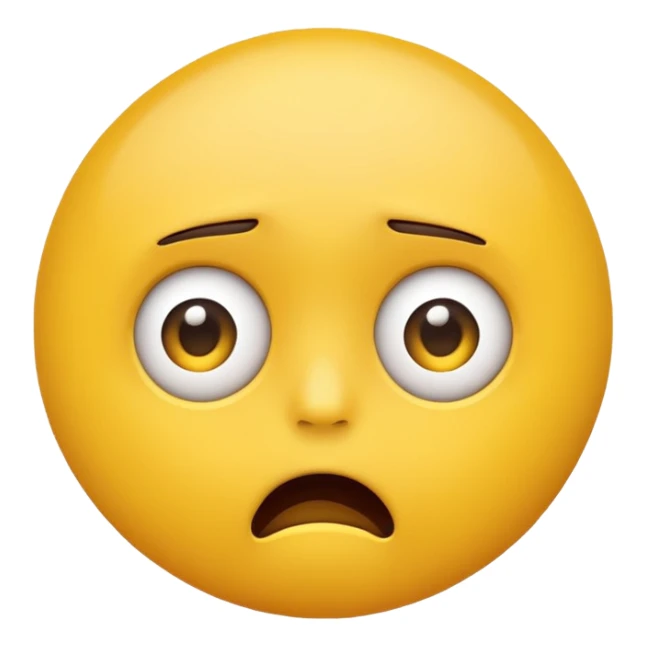 an emoji on fear sticker