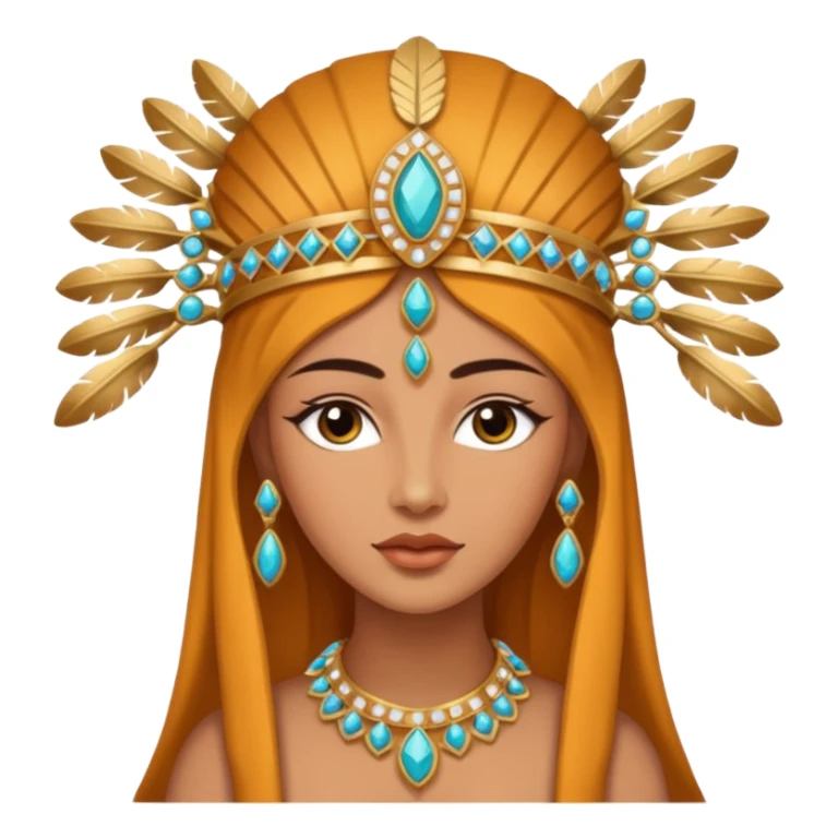 una diosa de la época púnica, de alto rango sticker