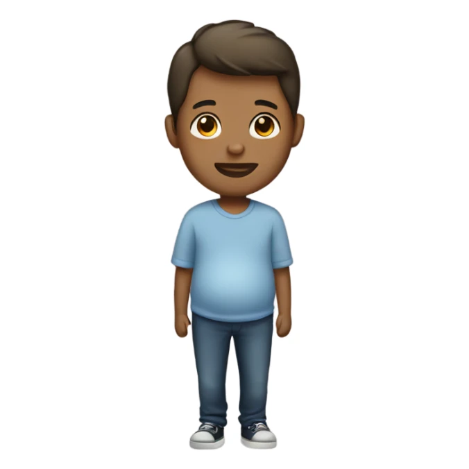 Pregnant male sticker